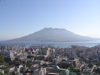 城山からの桜島
