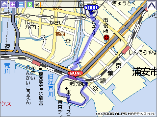 浦安ルート全体図
