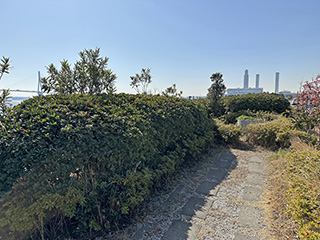海芝公園の端