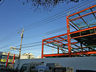 ノジマ 大和店 工事中