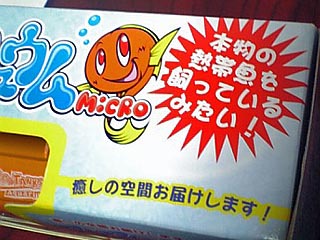 本物の熱帯魚を飼っているみたい!