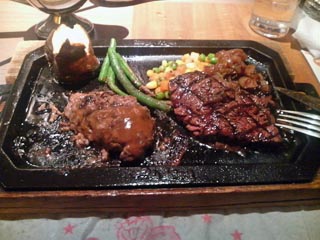 ミニフィレとオリジナルハンバーグ