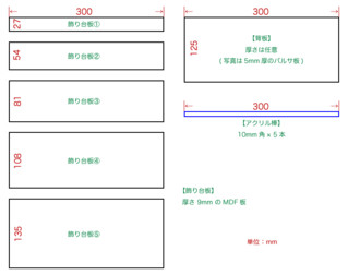 材料寸法図